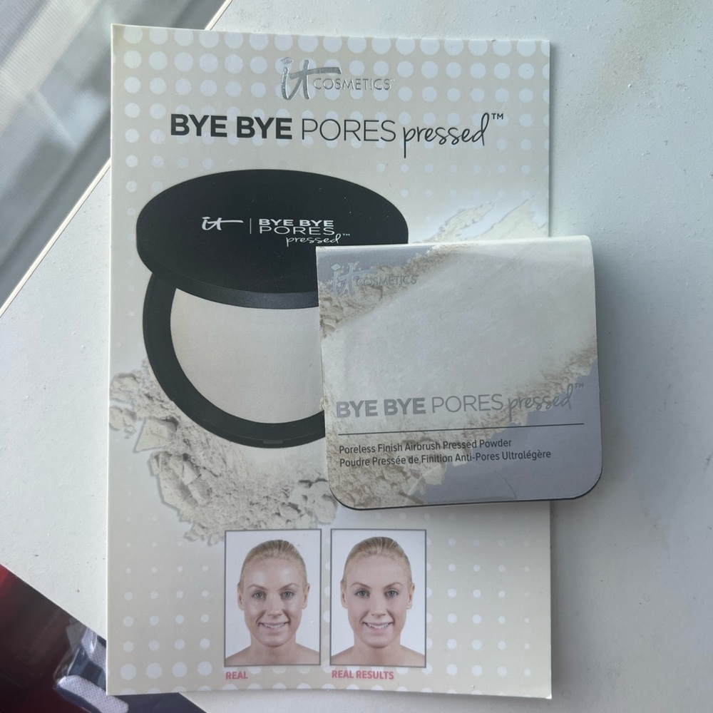 NEW IT Cosmetics Bye Bye Pores Translucent Pressed Setting Powder